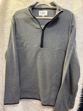 Goodfellow & Co Men's Heather Gray Half-Zip Pullover
